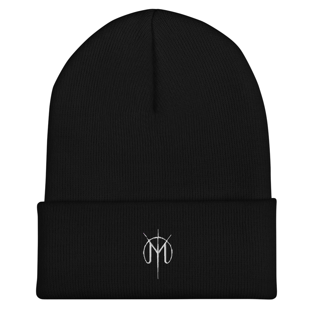 Letters from Mars embroidered logo on a beanie