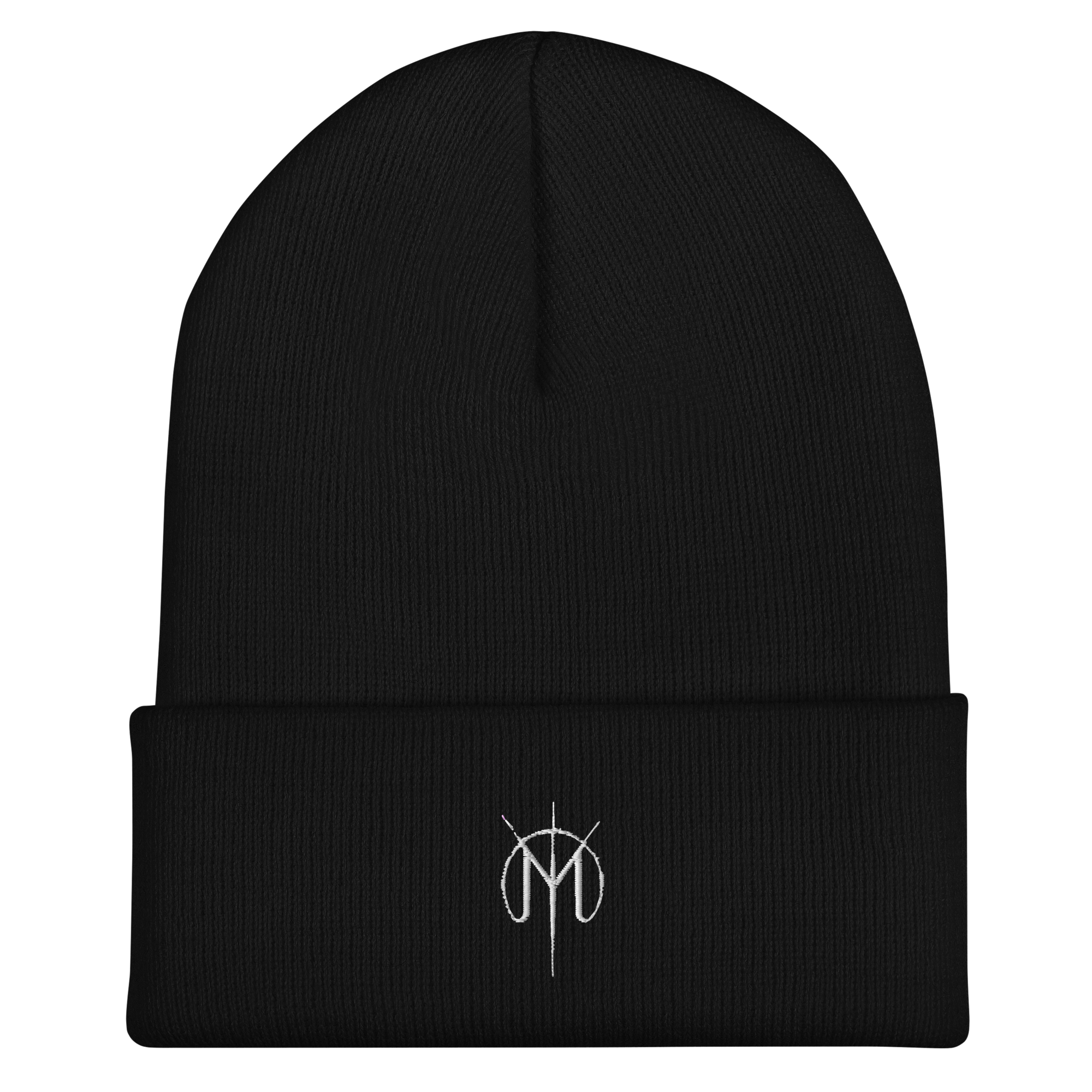 Letters from Mars embroidered logo on a beanie