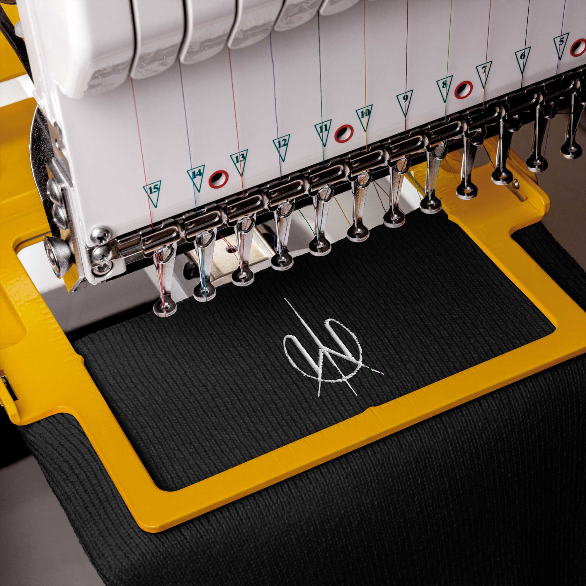 Letters from Mars embroidered logo on a beanie